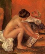 Bather drying her feet 1907
